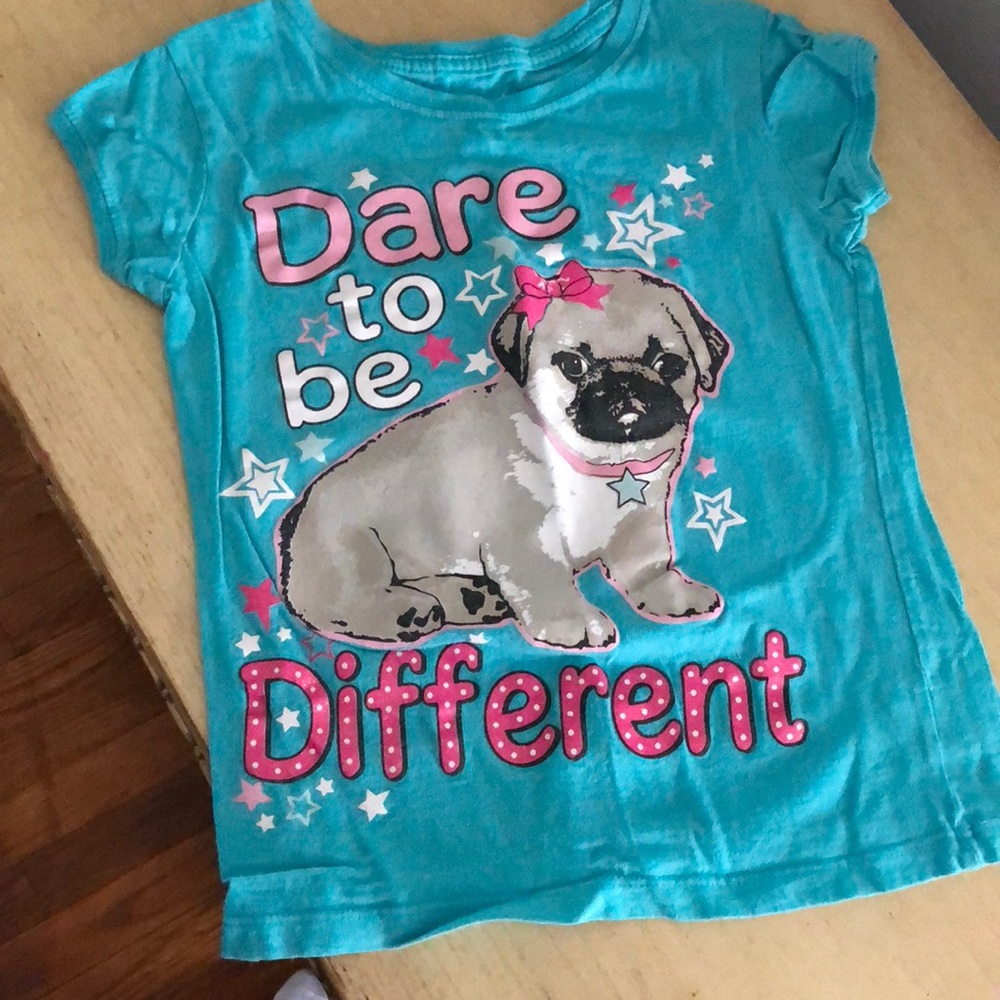 Teal Pug Shirt (SMALL)